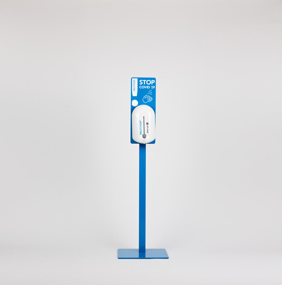 Hånddispenser Pro Hvid inkl. børnestander (Blå)