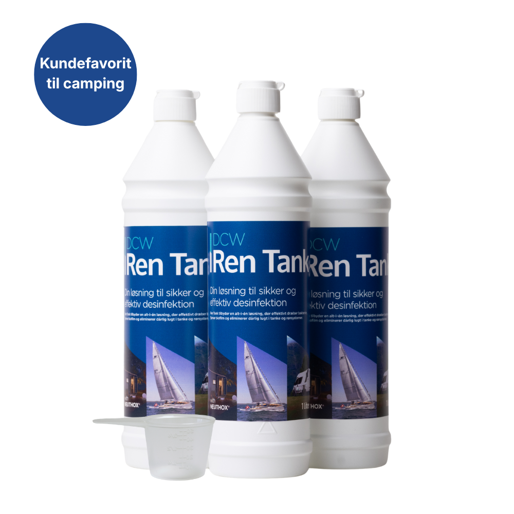 Ren Tank Campingkit. 3 flasker. produktbillede