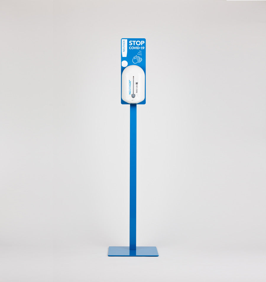 Hånddispenser Pro Hvid inkl. stander (Blå)