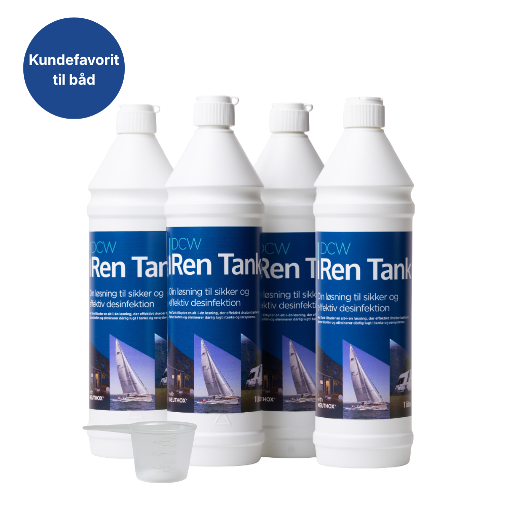 4 flasker Ren Tank. Bådkit produktbillede 