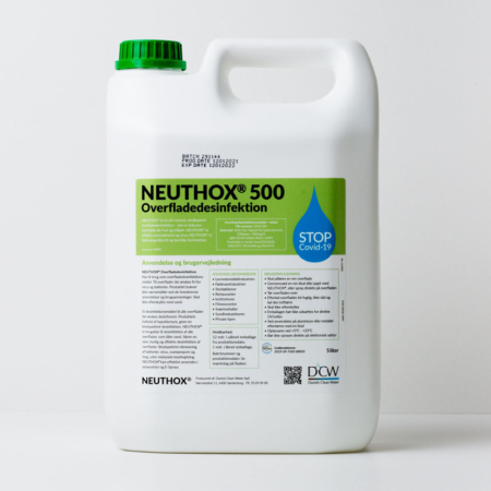 Overfladedesinfektion i dunk 5 liter - NEUTHOX